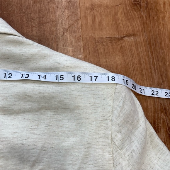 PJ Paul Jones Mens Linen Blend Blazer Sport Coat Jacket Cream Size Large - Picture 9 of 15